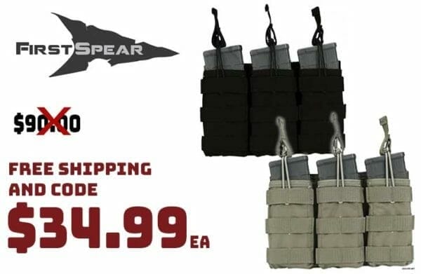 First Spear M4 3 Mag Ranger Shingle 6/12 Mag Pouch $34.99 FREE S&H