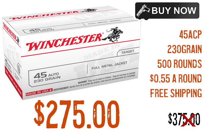 Winchester USA White Box Ammo 45 ACP Ammo Sale sept2022