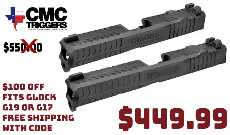 CMC Triggers Kragos Glock Aftermarket Slide Deal