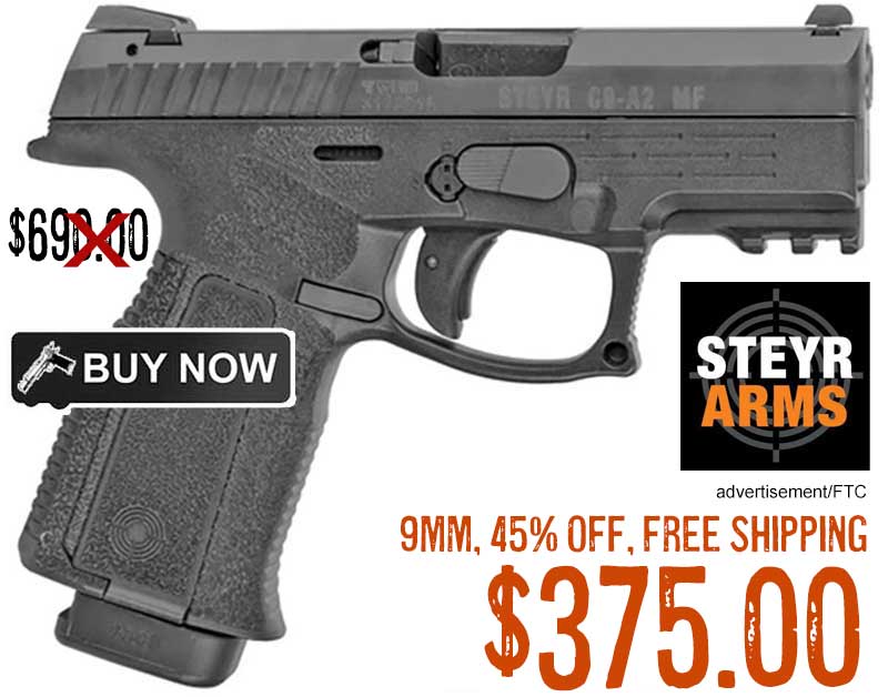 Steyr C9 A2 Mf 9mm 17 Round Pistol Price 375 00