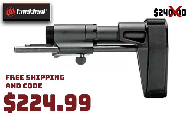 SB Tactical SB PDW Adjustable Pistol Stabilizing Brace $224.99 