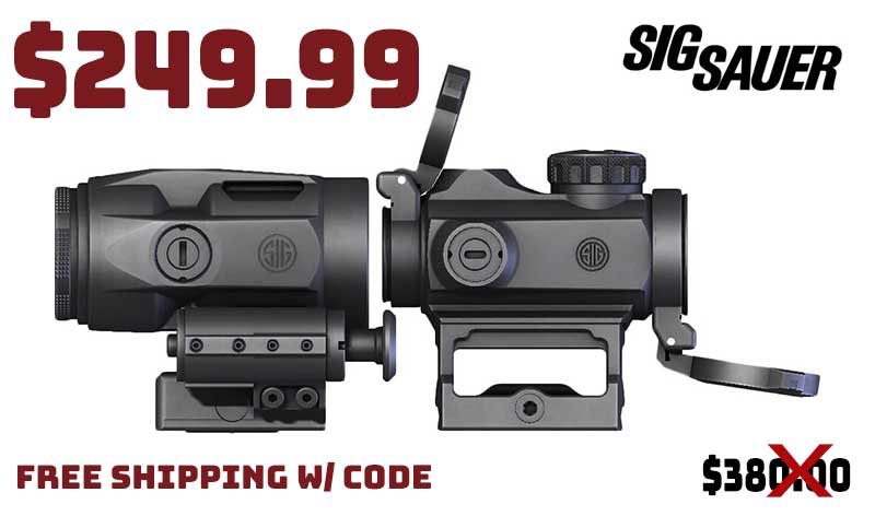 Sig Sauer ROMEO-MSR Compact Red Dot Micro Magnifier Combo Kit Sale