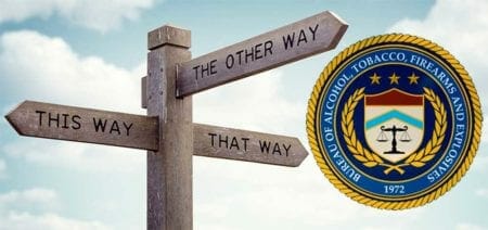 ATF Confusion Chaos Misleading Road Sign iStock-BrianAJackson 649236630