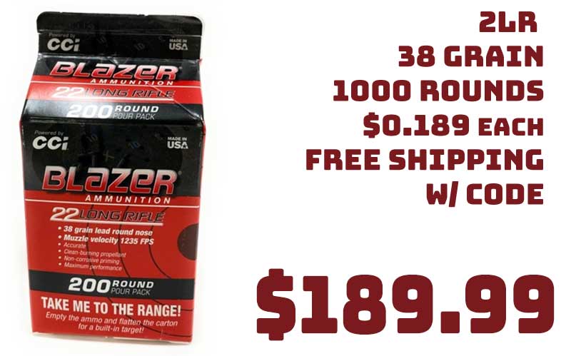 Blazer Ammunition 22Lr 38Gr 200Ct Pour Pack Sale