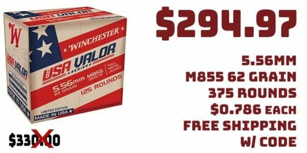 Winchester USA Valor 5.56mm M855 Sale