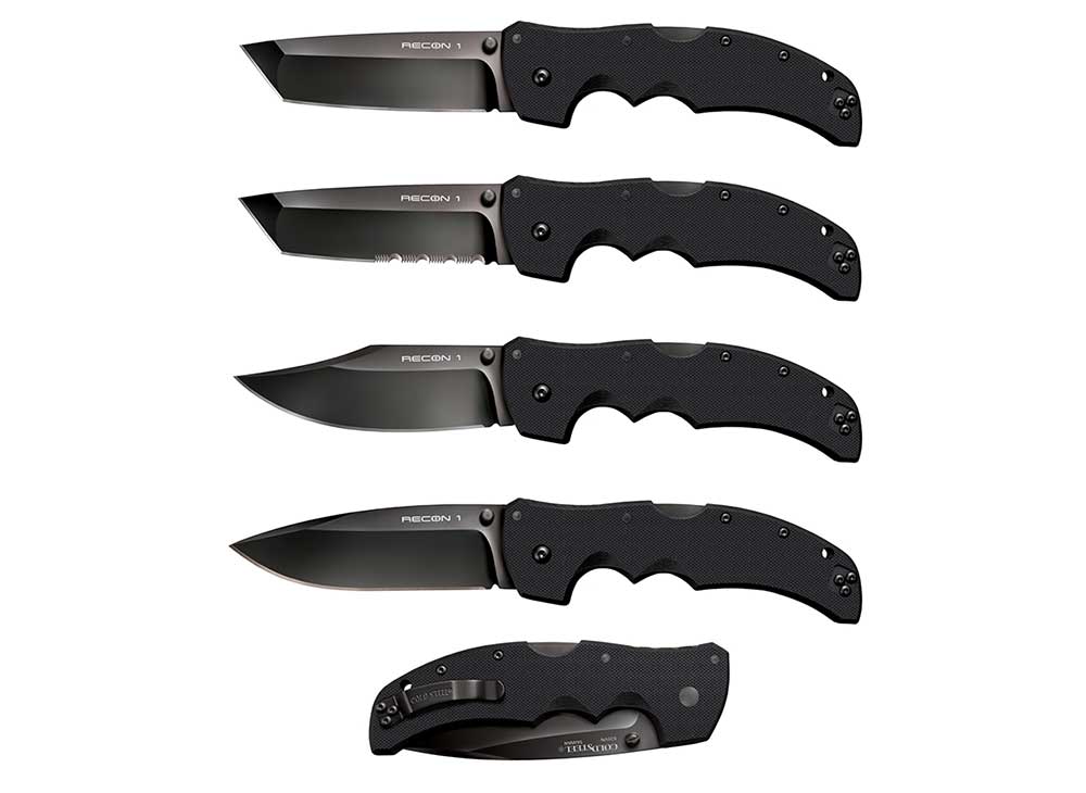 Cold Steel Introduces Recon 1 Series Tactical Folders