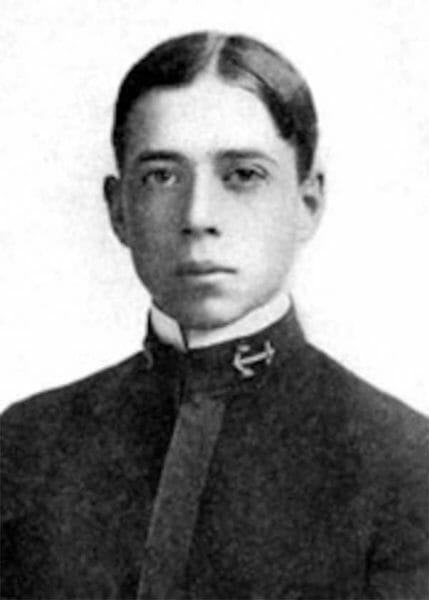 A young Claud Jones, who later became a Medal of Honor recipient, poses for a photo during his early career in the Navy.