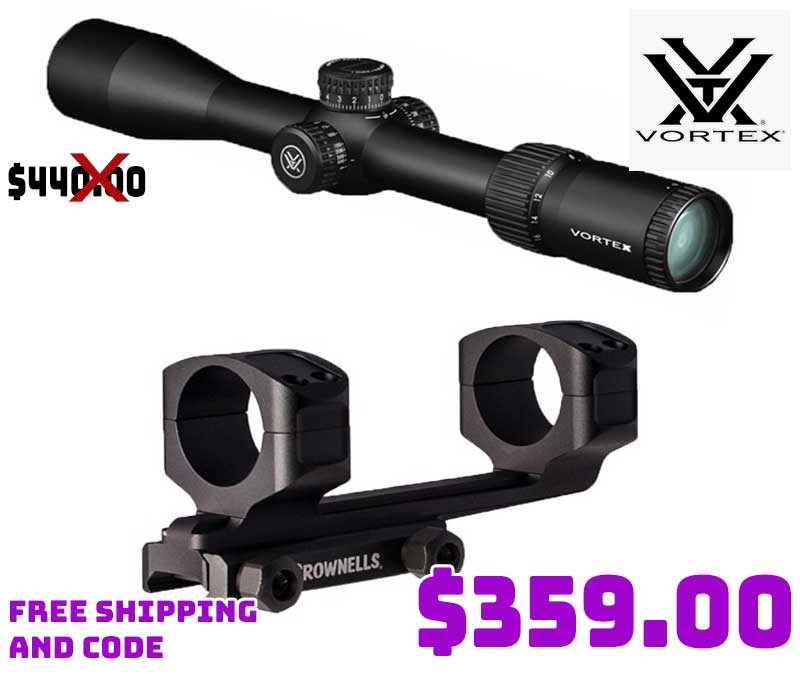 Vortex Optics 4-16x Diamondback Scope & Base $359.00 FREE S&H CODE