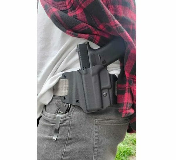 The Tenicor Arx OWB holster is durable, comfortable, and hides nicely under the type of clothing I usually wear. 