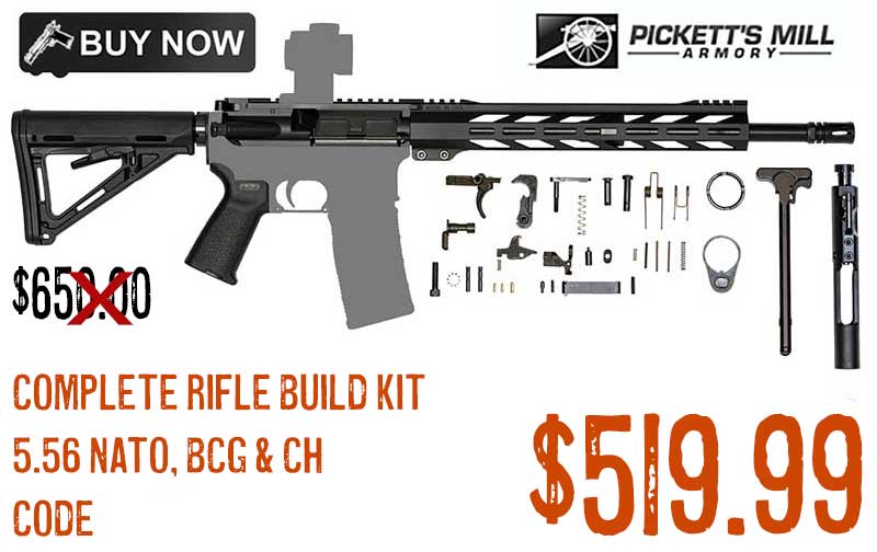 PMA 16" Upper Carbine Receiver 5.56 NATO Rifle Build Kit Sale