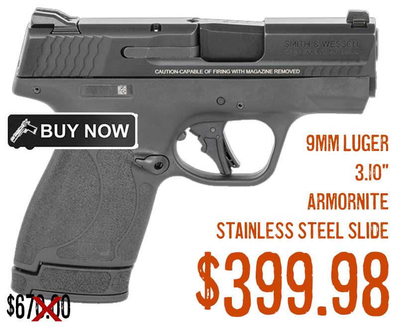 Smith Wesson M P Shield Plus 9mm Pistol 399 98