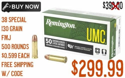 Remington Umc 38 Special 130grn Fmj Ammo 500 Round Case 29999 Free Sandh 7637