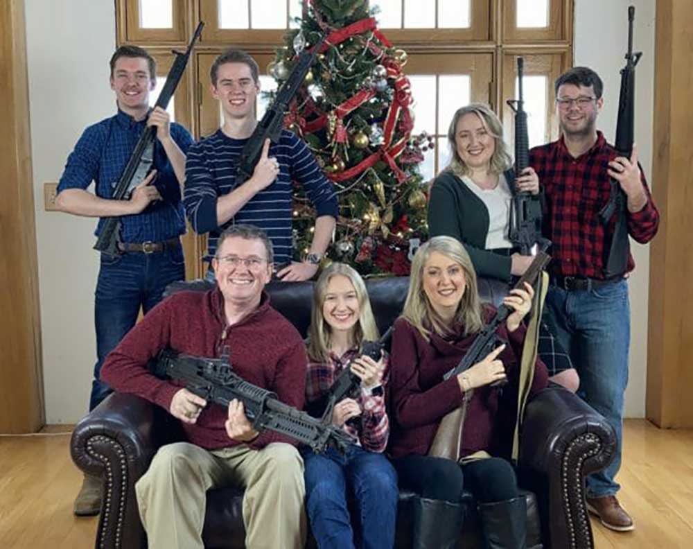 UK Paper and U.S. Prohibitionists Stage Meltdown Over Massie Christmas Card