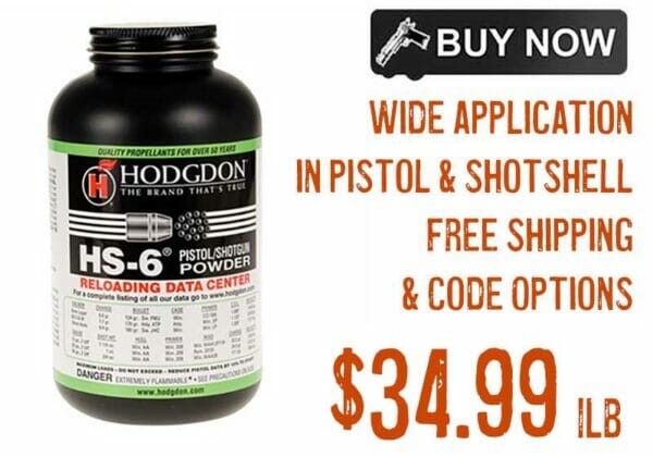 Hodgdon HS6 Smokeless 9mm Reloading Powder Sale 2023