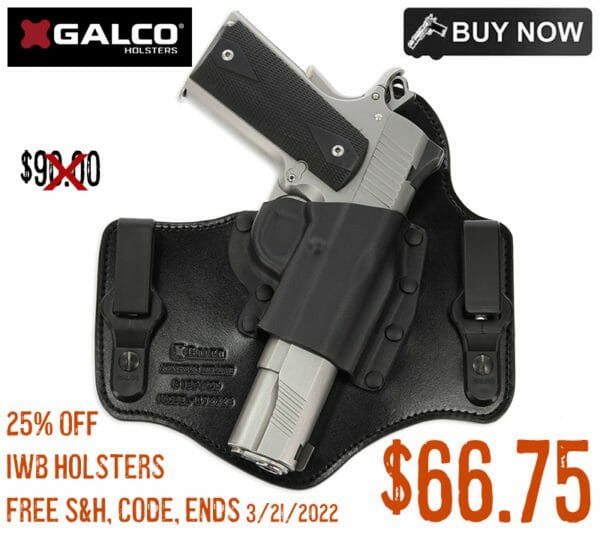 25 Off Galco IWB Holsters Sale march2022