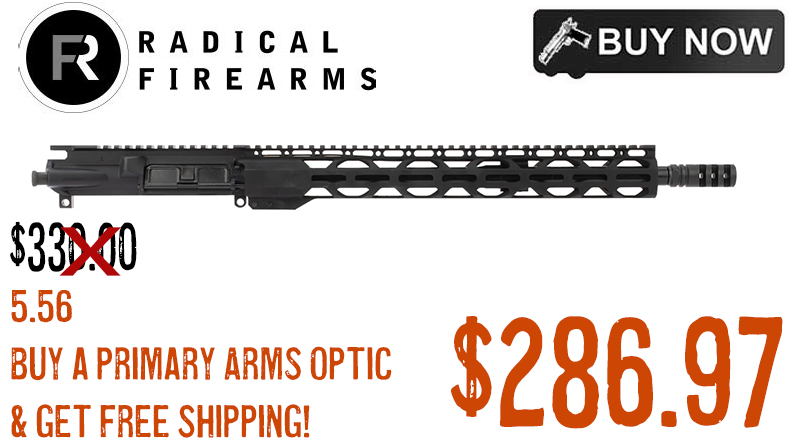 Radical Firearms 5.56 SOCOM 16" Barreled AR15 Upper Sale