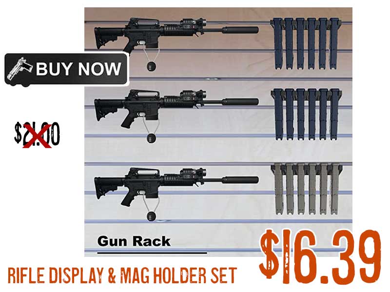 Rifle Display & 6X Magazine Holder Sale