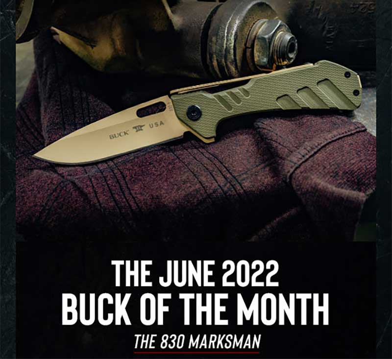 June 2022 Buck 830 Marksman Knife