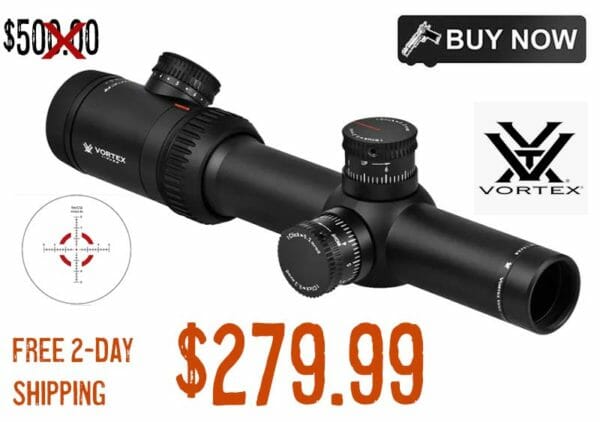 Vortex Viper PST 1-4x24 TMCQ Riflescope $279.99 FREE 2-Day S&H