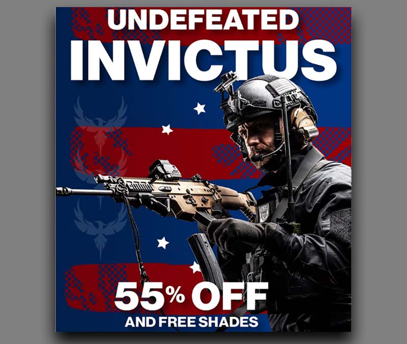 5% Off & FREE Shades on AR500 Invictus Body Armor