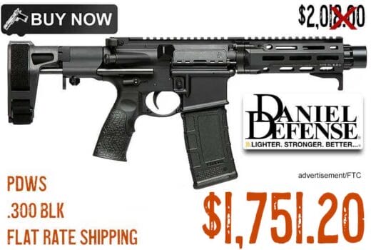 Daniel Defense DDM4 PDW .300BLK 7 Pistol nov2024