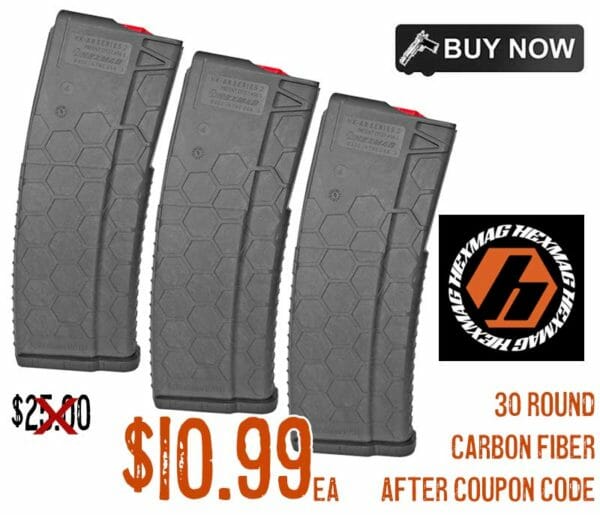 Hexmag Carbon Fiber 5.56 30rd Magazines sale