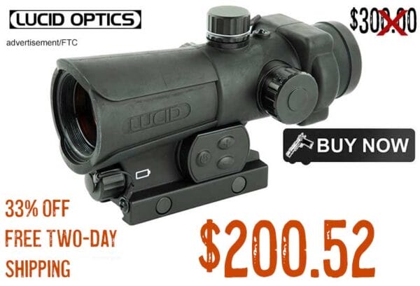 Lucid HD7 Gen 3 Red Dot 2 MOA Sight sale june2024