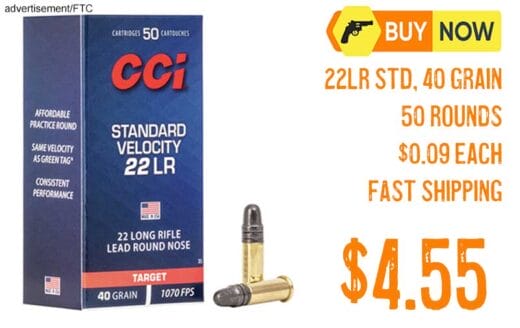 CCI 22 LR Std Velocity Target 40grn ammunition lowest price