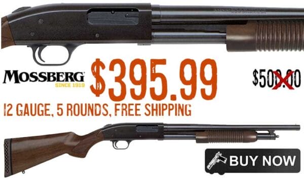 MOSSBERG 500 Retrograde 12 Gauge Shotgun Sale april2024