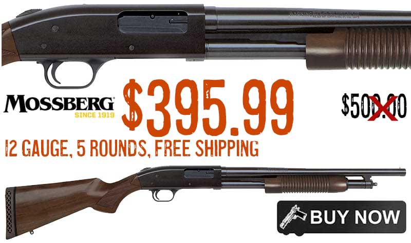 MOSSBERG 500 Retrograde 12 Gauge Shotgun Sale april2024