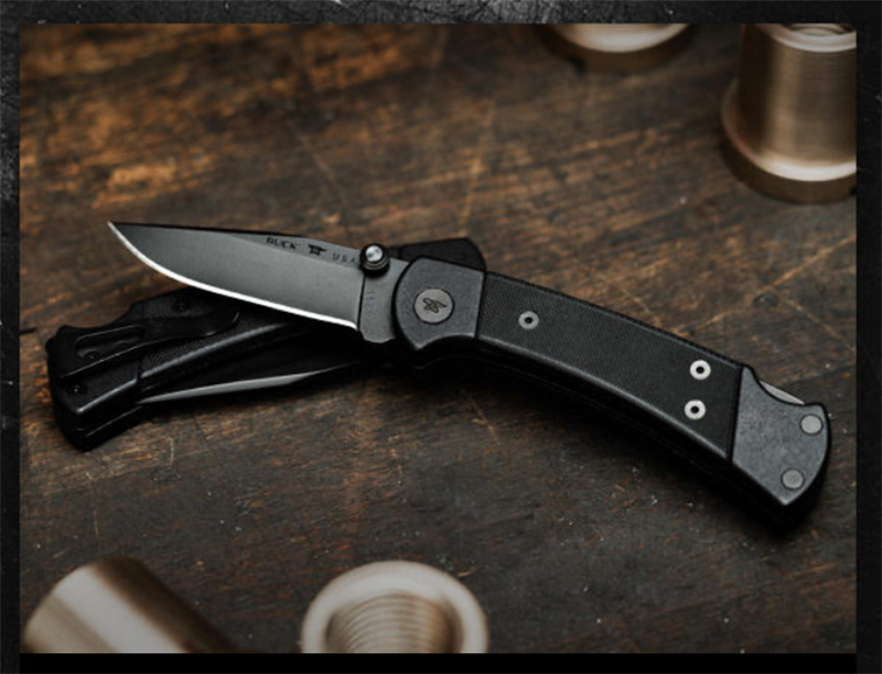 Buck Knives Blacked Out Ranger Sport Folding Blade Limited Edition