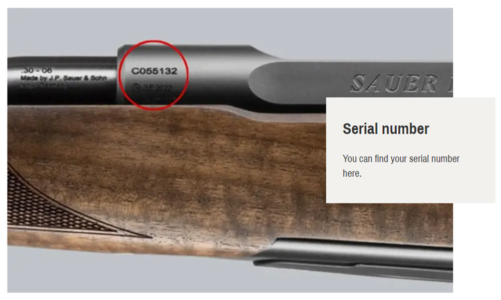 Sauer 100 6.5x55 SE Caliber Rifle Barrel Recall