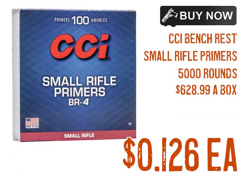 CCI Bench Rest Small Rifle Primers sale deal discount aug2024