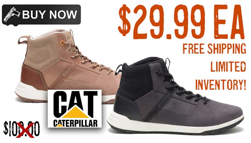 Caterpillar Men's Magnet Quest Mod Hi Footwear sale deal discount