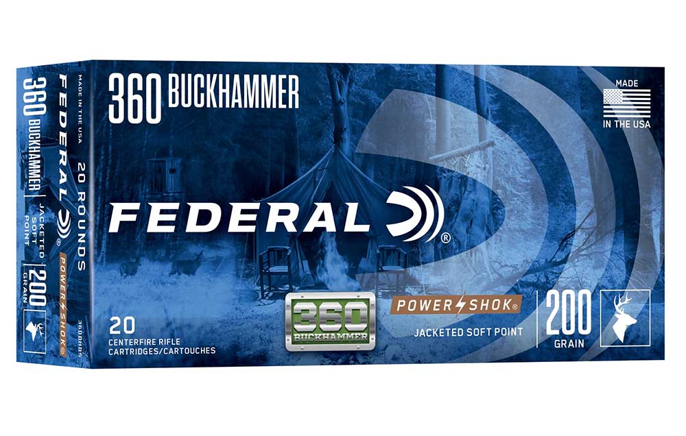 Federal Adds 360 Buckhammer Its Popular Power-Shok Rifle Ammunition ...