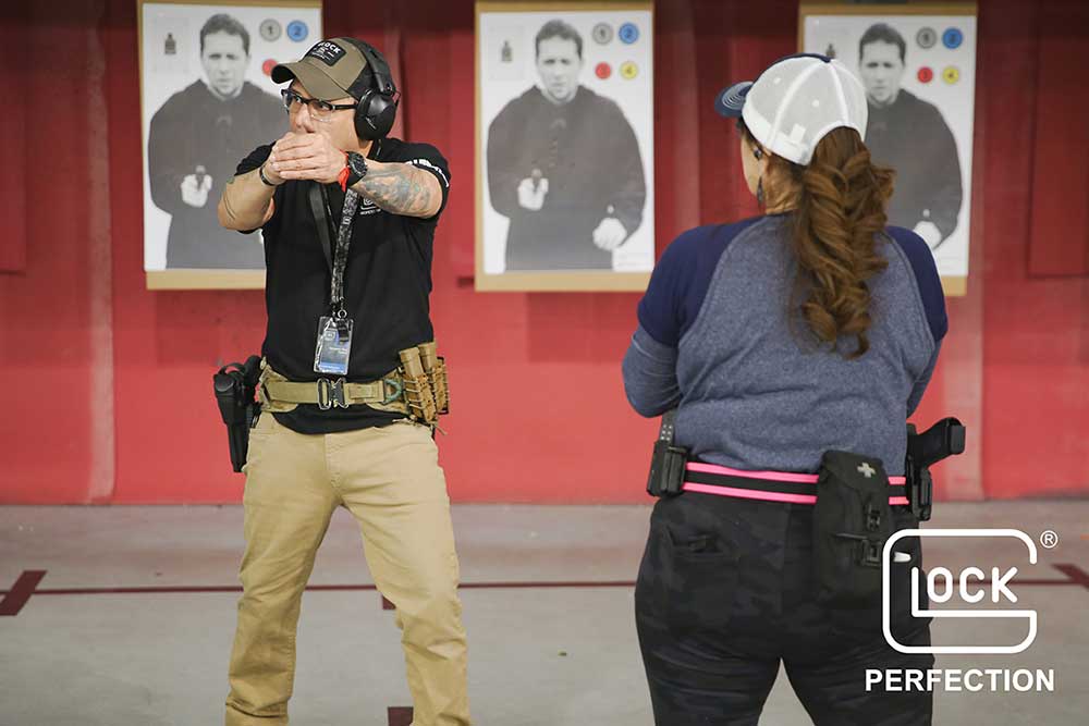 The courses are led by trained GLOCK professionals and cover marksmanship safety fundamentals. Photo courtesy of GLOCK