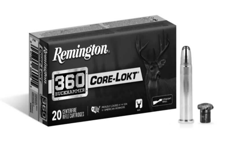 Remington Ammunition 360 Buckhammer Cartridge Gray