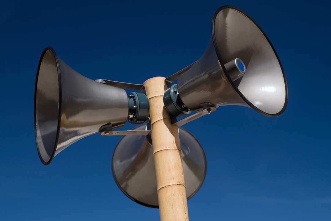 Siren Megaphone Air Raid iStock-Stock Dealer 1139107355