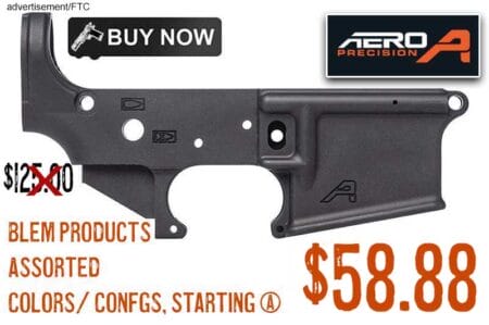 Aero Precision AR15 Stripped Lower Receivers july2023