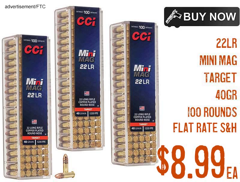 CCI 22 LR Mini Mag Target 40Gr Deal Sale Discount april2024