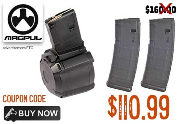 Magpul AR15 D60 60-Rd Drum 2 30rd PMAGS Deal oct2024