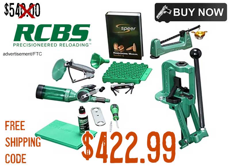 RCBS Rock Chucker Supreme Reloading Kit $422.99 FREE S&H