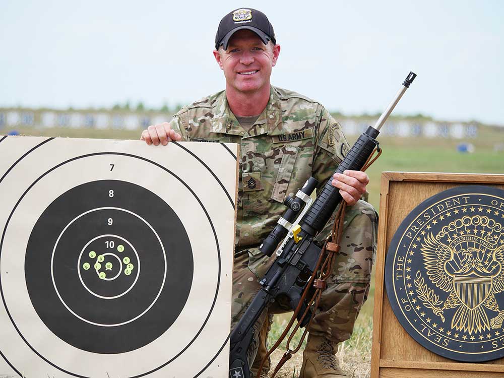 U.S. Army Marksmanship Unit member, Sgt. 1st Class Brandon Green IMG CMP