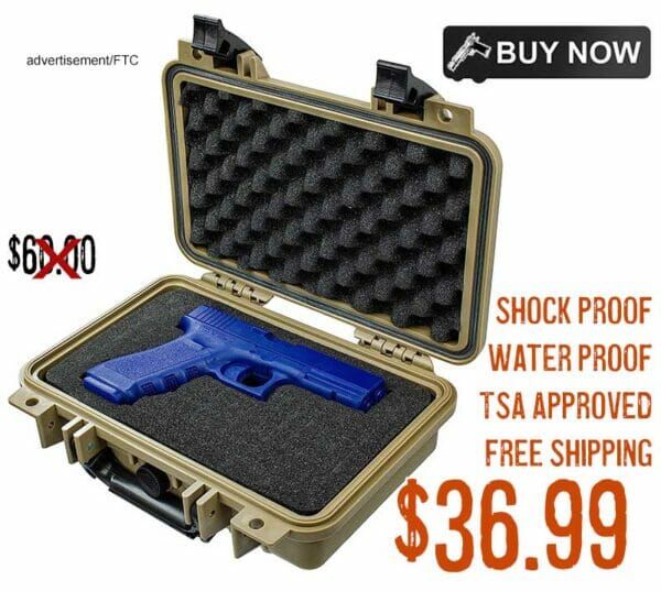 Eylar Tactical Hard Gun Case Water & Shock Proof TSA Approved $36.99 ...