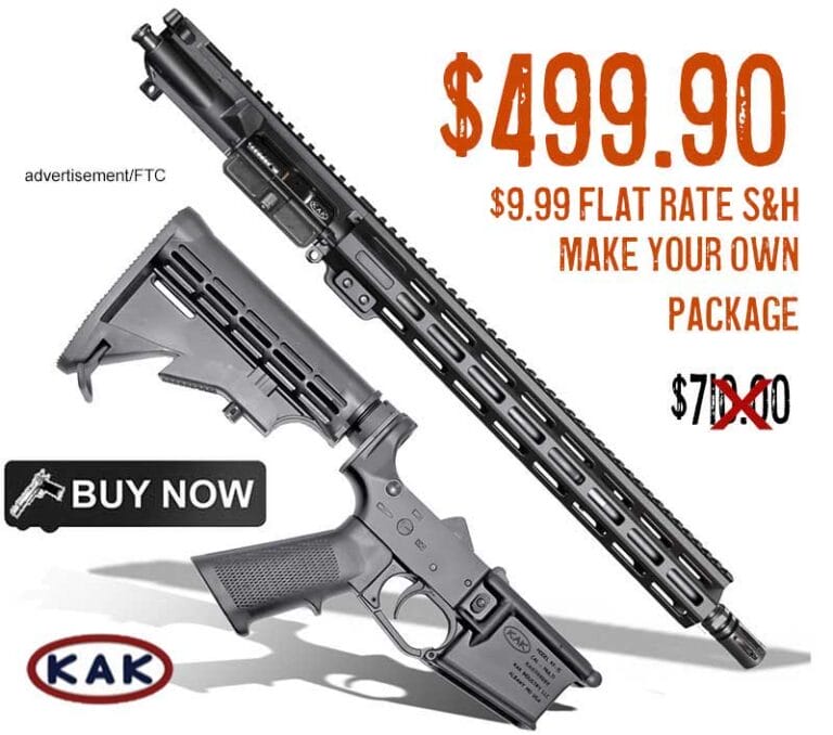 Kak 5.56 Rifle Package Complete Ar15 Upper & Kf-15 Forged Lower $499.90