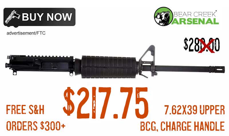 Bear Creek Arsenal BC-15 7.62x39 Complete Upper april2024