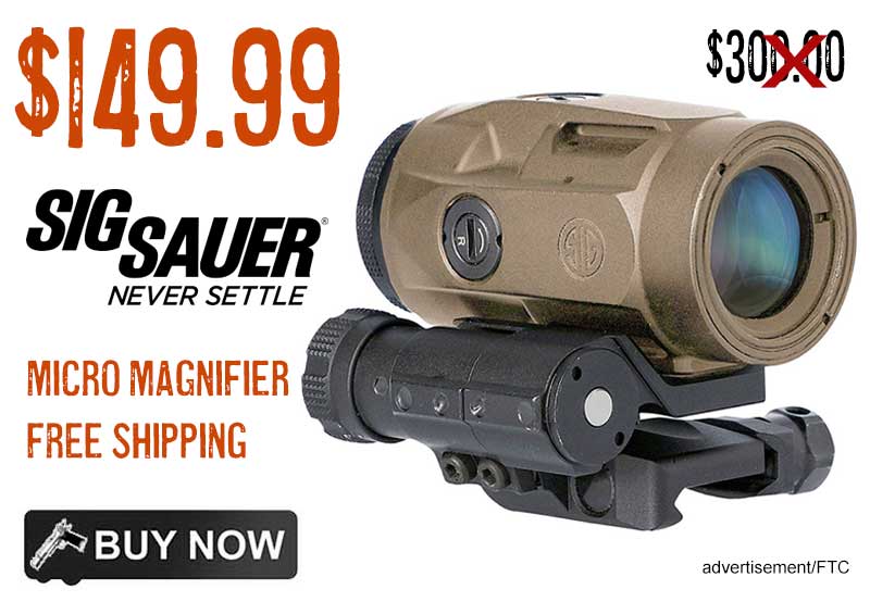 Sig Sauer Juliet3 3X22MM Micro Magnifier $149.99 50%OFF Free S&H