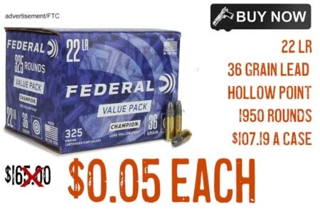 Federal Champion Value Pack 22 Lr 36 Grain Ammunition Lowest Price july2024