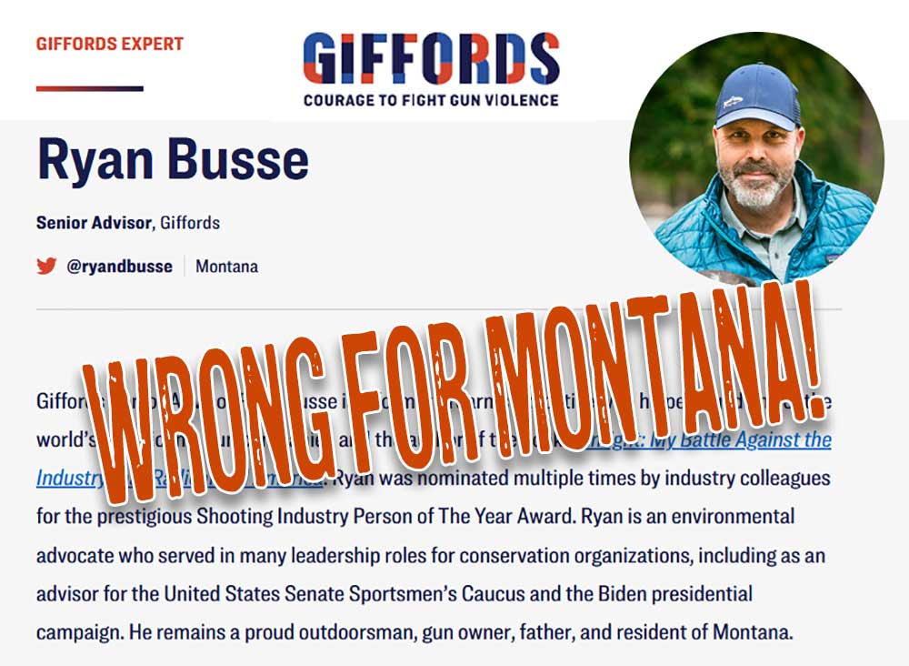 Ryan Busse Wrong for Montana