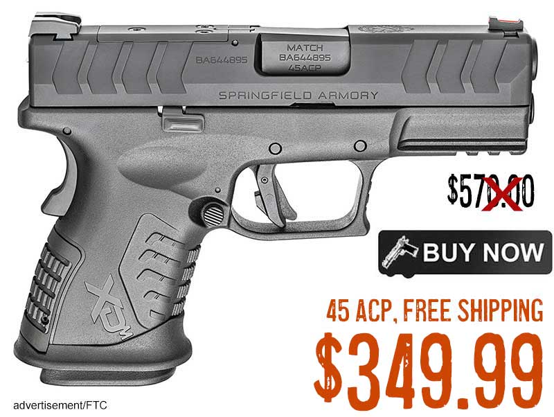 Springfield Armory XDM Elite Compact 45 ACP Pistol sale deal discount june2024